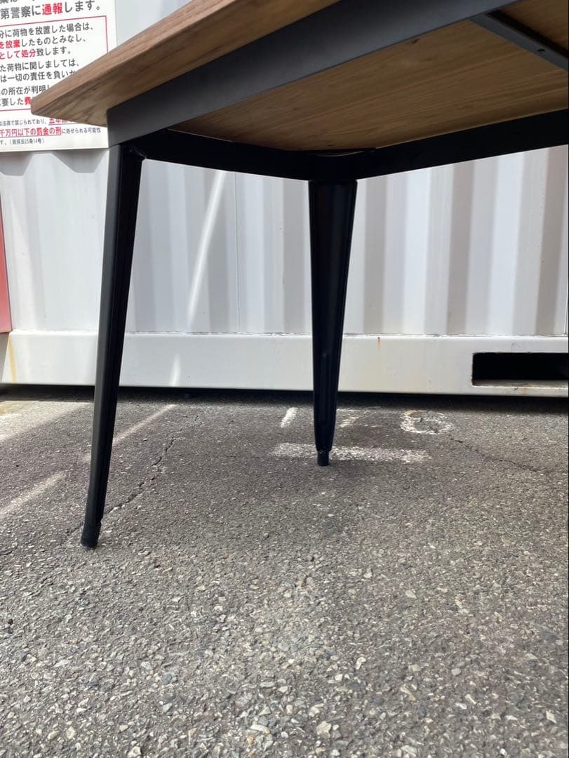 NOCE モダン ダイニングテーブル ブラウン/ブラック