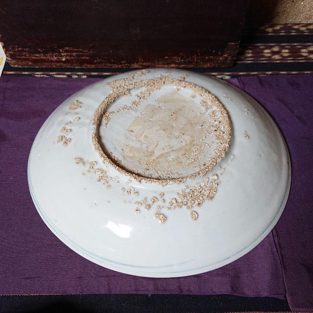 古染付 花鳥紋 皿 明時代