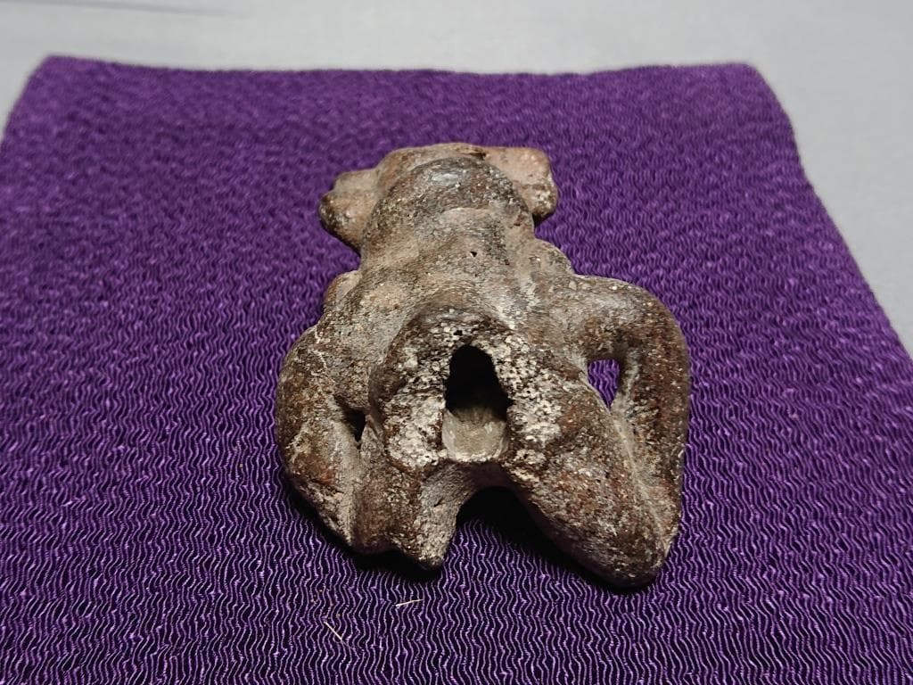 マヤ文明（古典期後期）ヤシュチラン遺跡出土　動物土偶