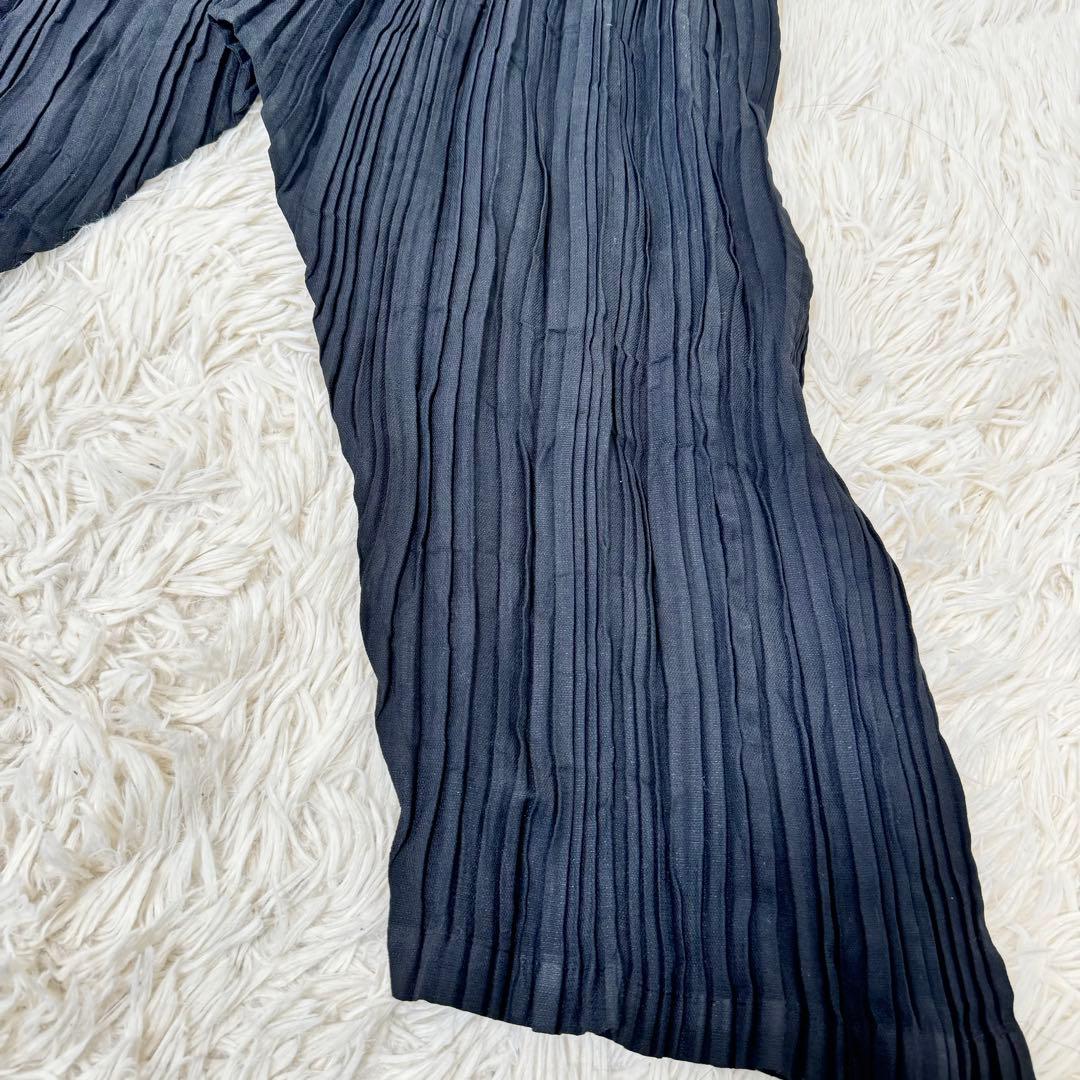 美品✨ISSEY MIYAKE プリーツ　ブラック　サルエルパンツ　サイズ2