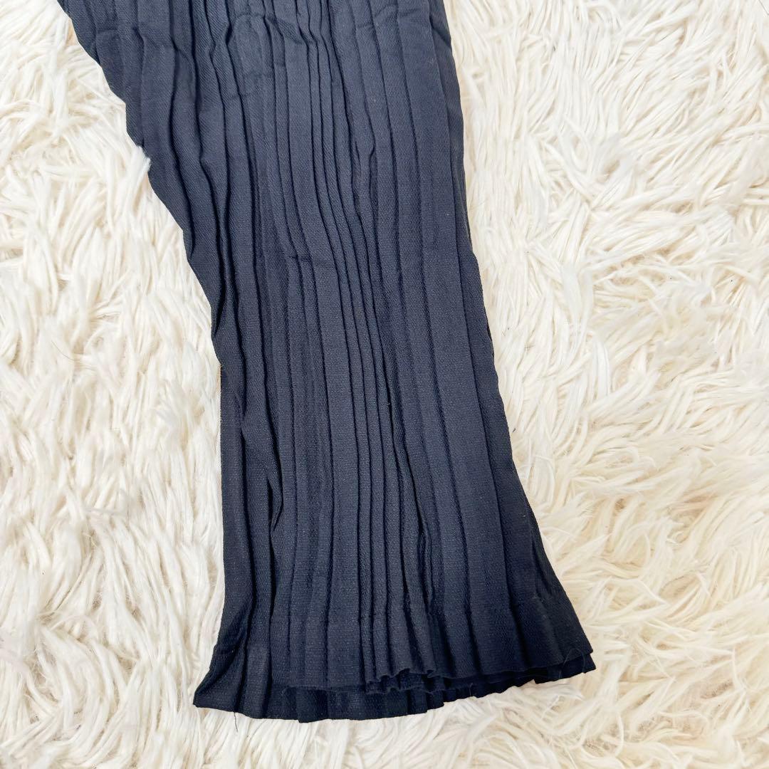 美品✨ISSEY MIYAKE プリーツ　ブラック　サルエルパンツ　サイズ2