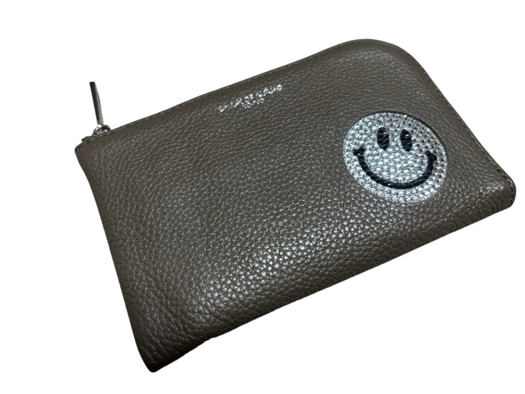 SALON DE ALFURD TOKYO スマイル レザー L字ファスナー財布