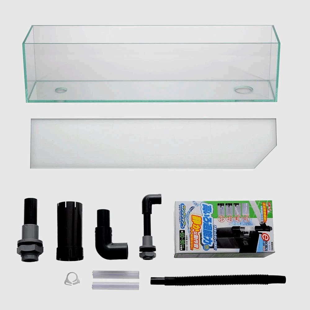 Ｖ3ポンプ付スレンダー６００水槽　60cm　ＯＦ　水槽　上乗せで２段式　完全新品