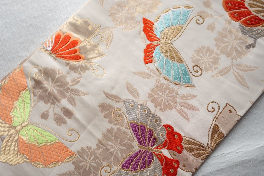 セット　総絞り　総刺繍　四つ身　七五三　着物　帯　長襦袢