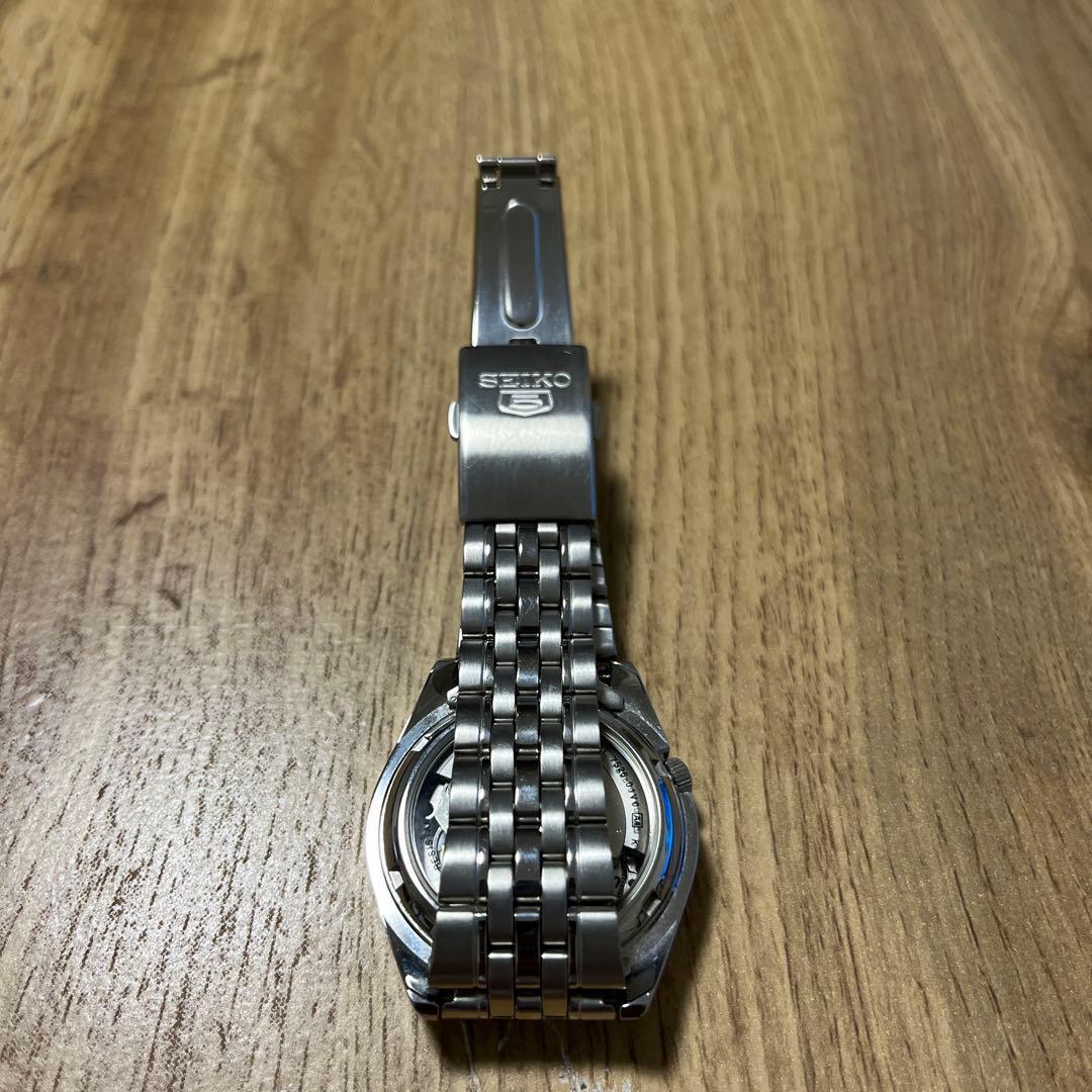 SEIKO 5 7S26 自動巻き時計 シルバー