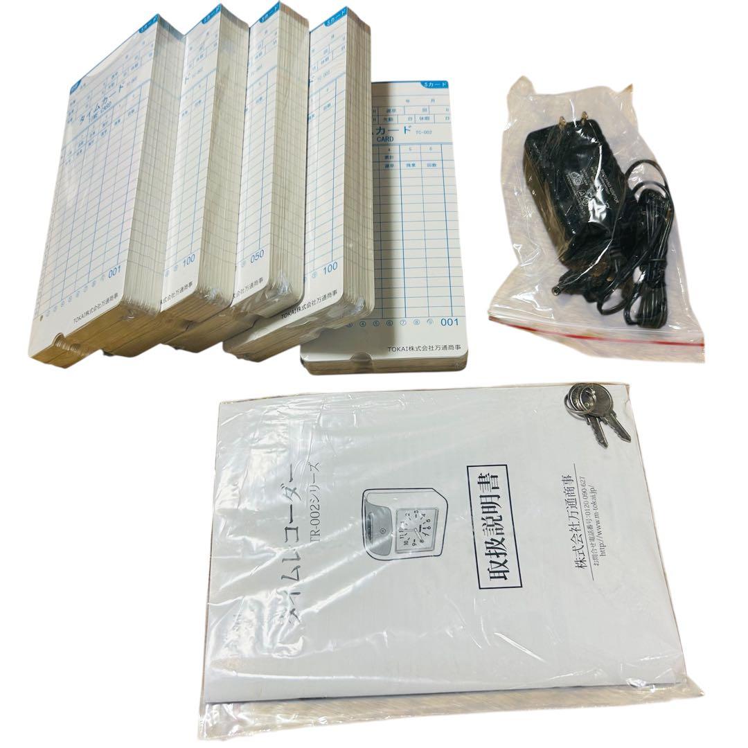 TOKAIZ タイムレコーダー タイムカード TR-002S 未使用品