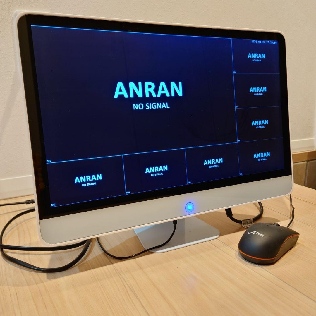 防犯カメラ 500万画素フルHDカメラ WEB監視 PoE給電 ANRAN製