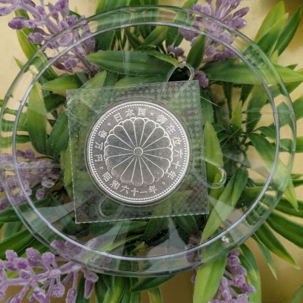 天皇陛下 御在位60年記念1万円銀貨　　　　　　 　プルーフ硬貨　*1