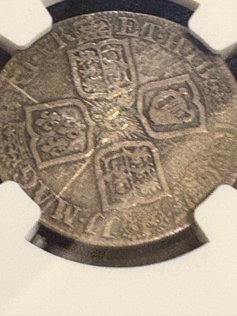 1711 イギリス 1シリング4th Bust ANNA DEL GRATIA