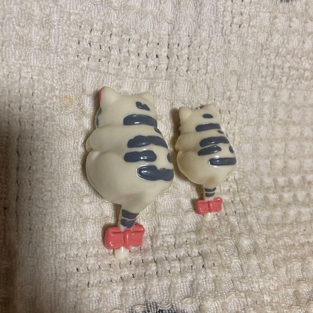 昭和レトロ　ヴィンテージ 猫　引っ掛けマスコット　 撮影＆確認のため開封した