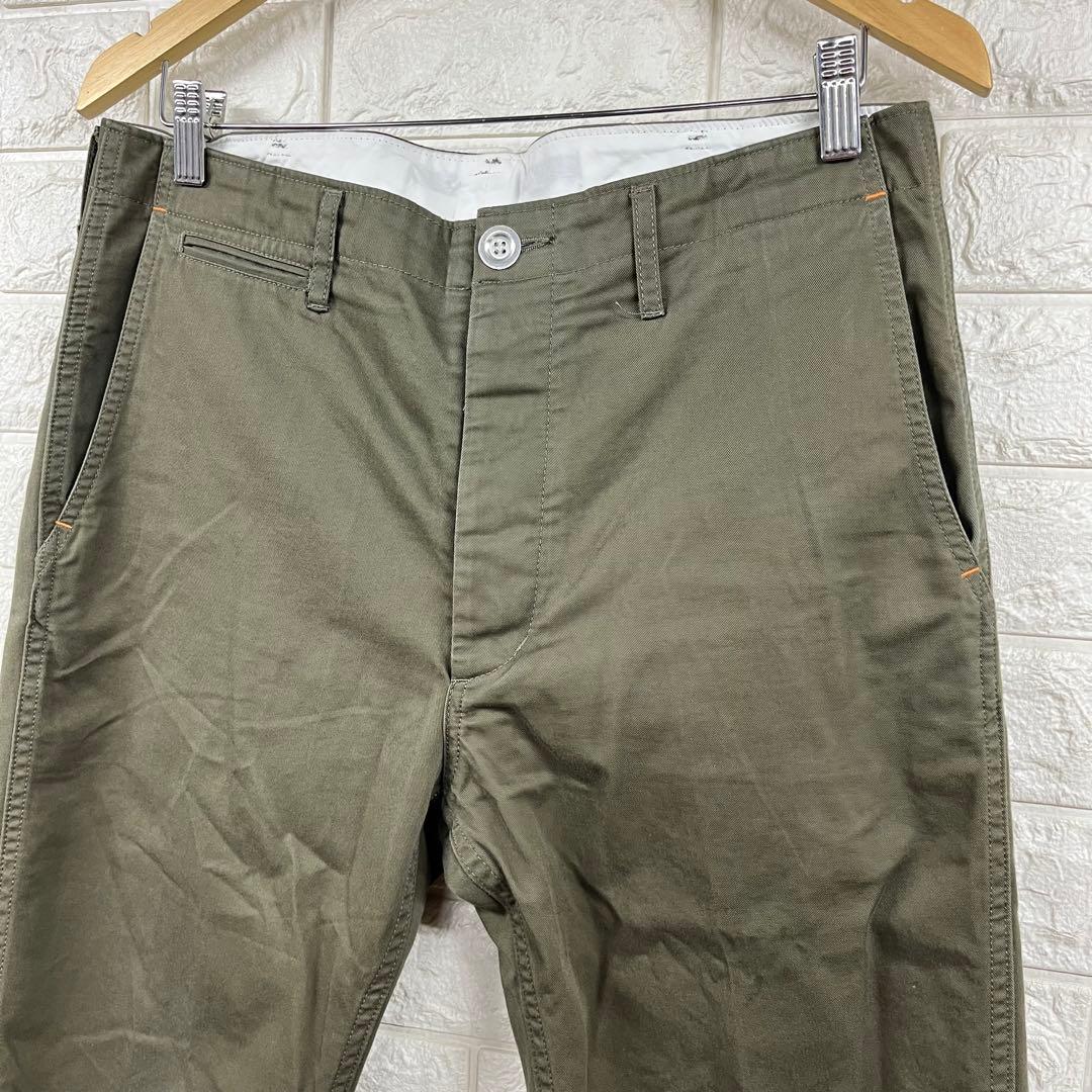美品　visvim ヴィズヴィム　HIGH-WATER チノパンツ　M カーキ