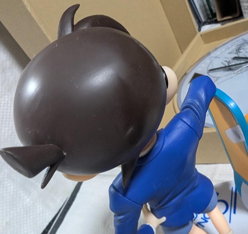 名探偵コナン アクリルクロック 麻酔銃型デザイン 時計 江戸川コナン　フィギュア