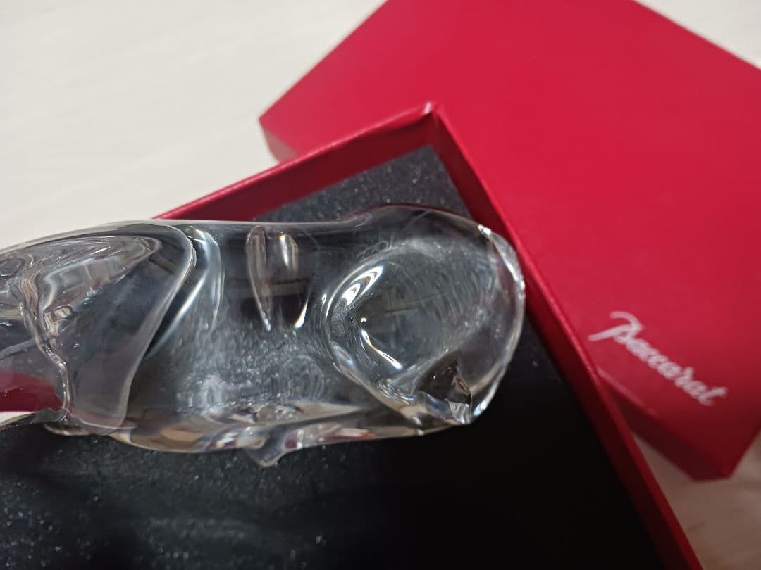 箱入り Baccarat クリスタルキリン 置物