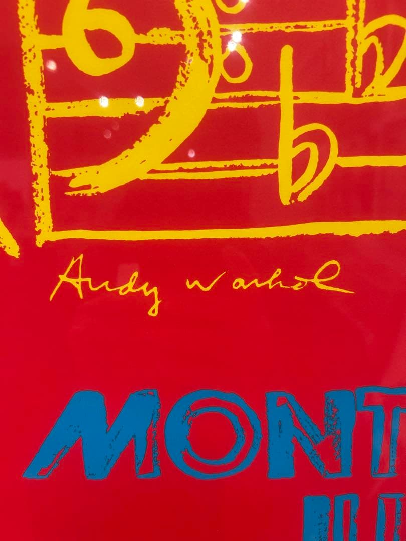 アンディウォーホル、キースヘリング　ポスター額装品　希少