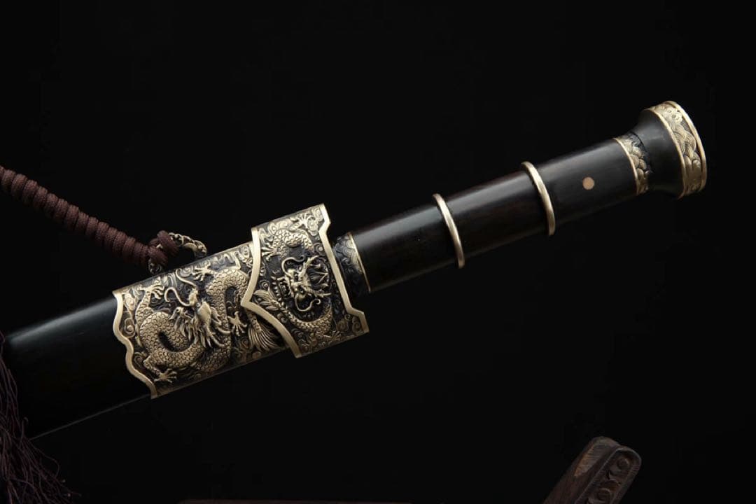 希少 最上級中華剣 漢龍越王剣 武具 舞踊刀 古兵器 漢剣