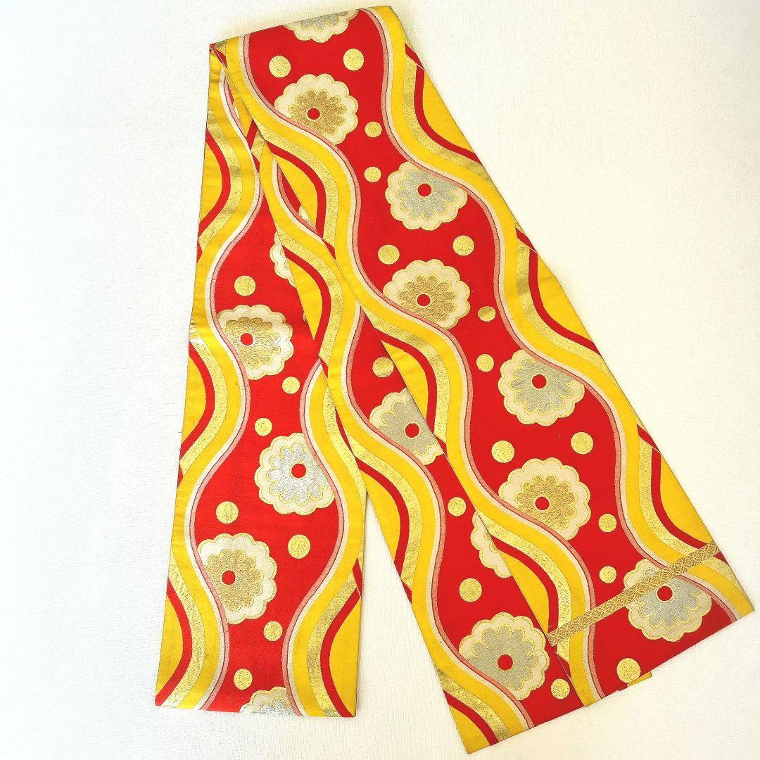 フルセット 七五三 7歳女の子 長着＆長襦袢＆帯＆小物　エメラルド　金銀プリント