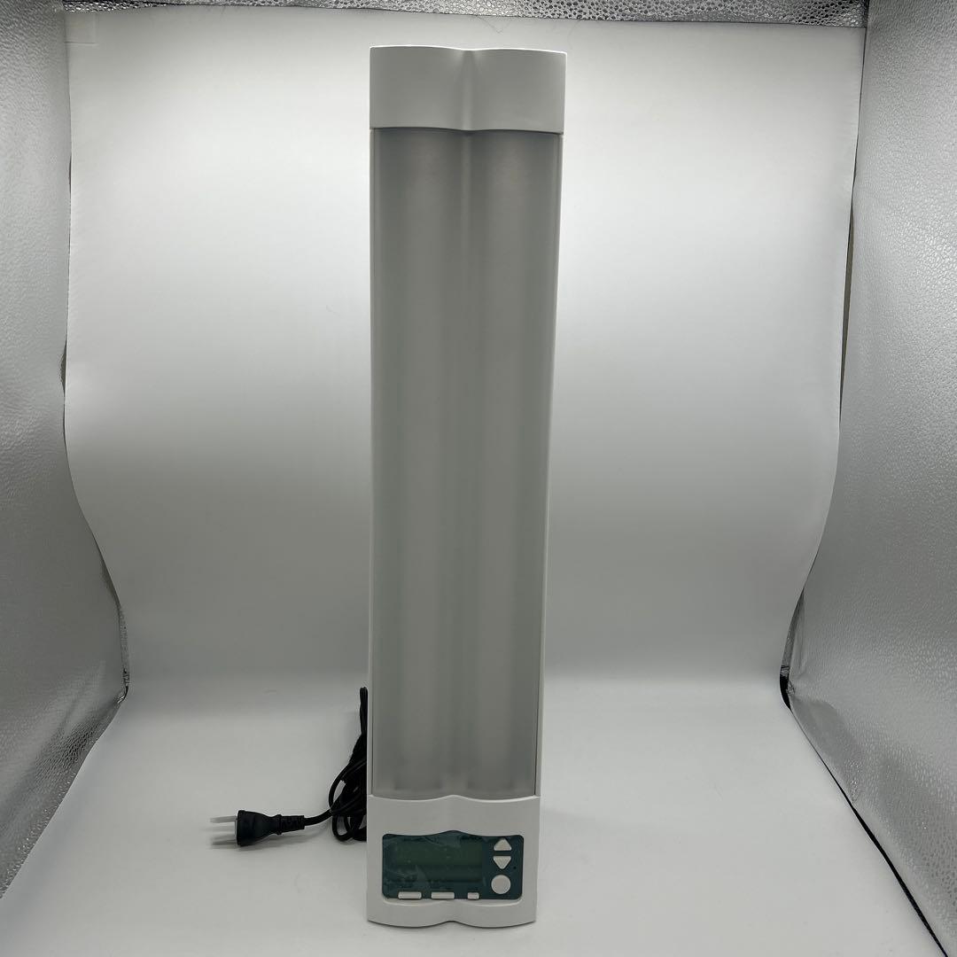 美品　エレス　ブライトアップクロック　光目覚まし時計　ソーラートーン