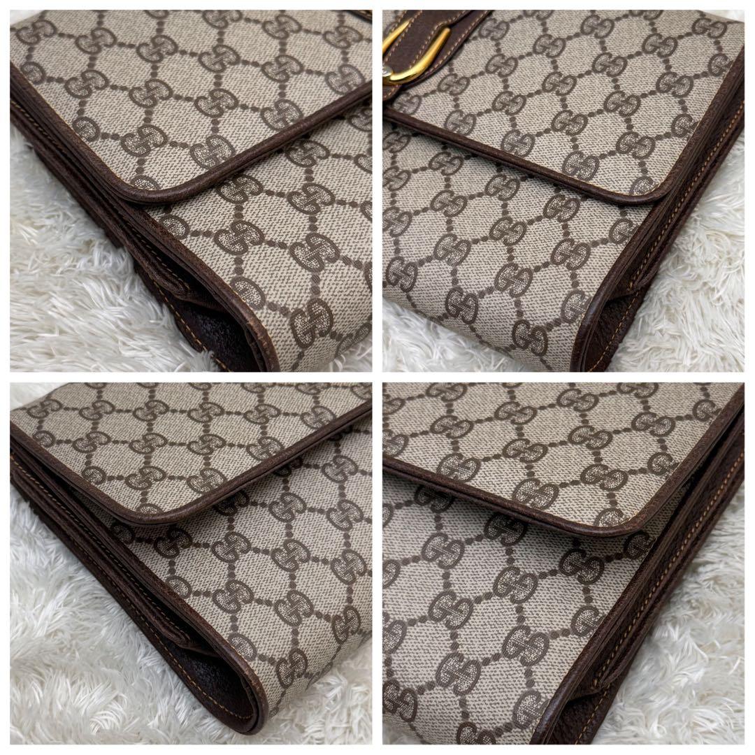 GUCCIグッチ GGスプリーム クラッチバッグ 2wayショルダーバッグ 金具