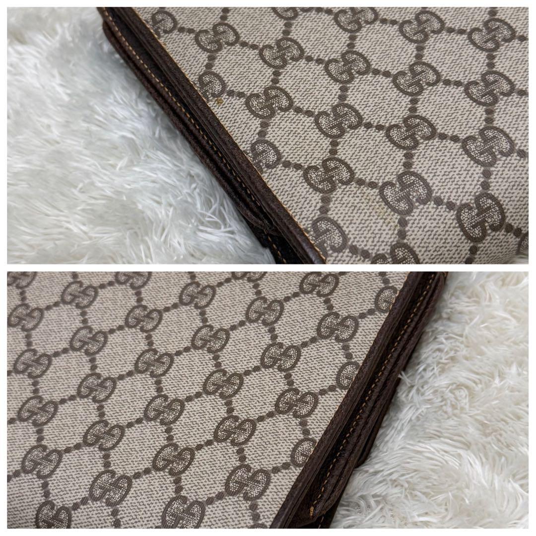GUCCIグッチ GGスプリーム クラッチバッグ 2wayショルダーバッグ 金具