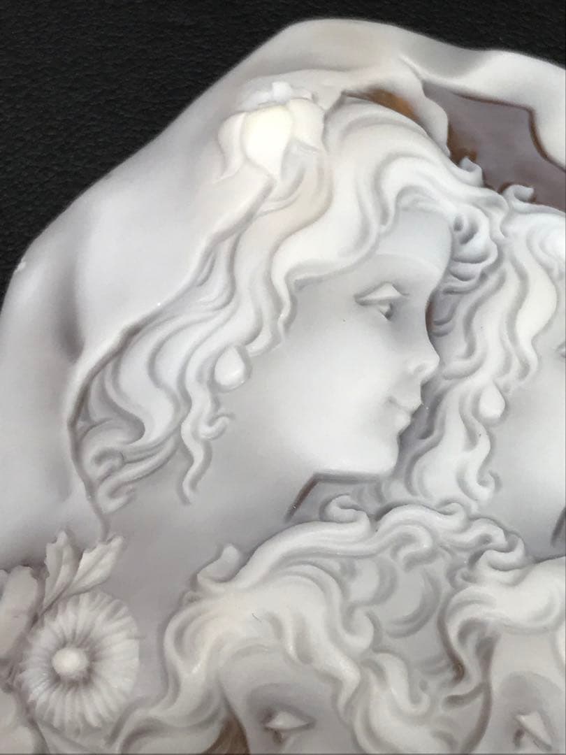 【ぴーちゃん】アニエッロ・ダクンド　天然シェルカメオルース　I.1205