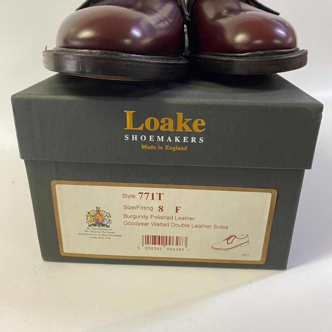 新品 ローク Loake 771T 外羽根 革靴 UK8 26.0cm