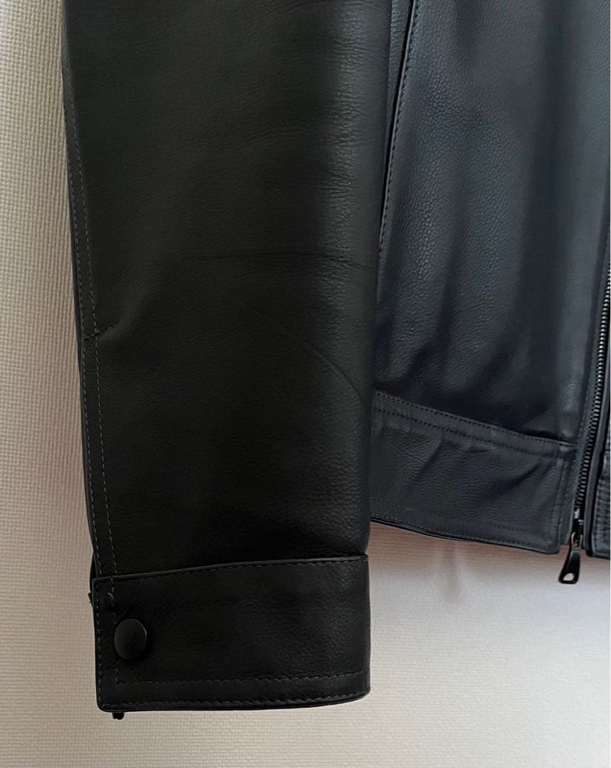 レア！EMMETI JURI カーフスキン シングルライダースジャケット 美品