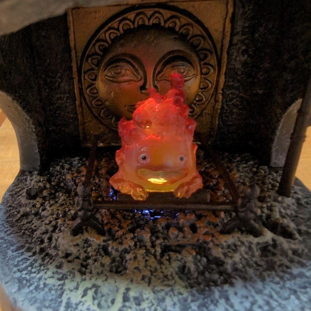 【希少品】ハウルの動く城 カルシファー 暖炉セット ジブリ 動作確認済み