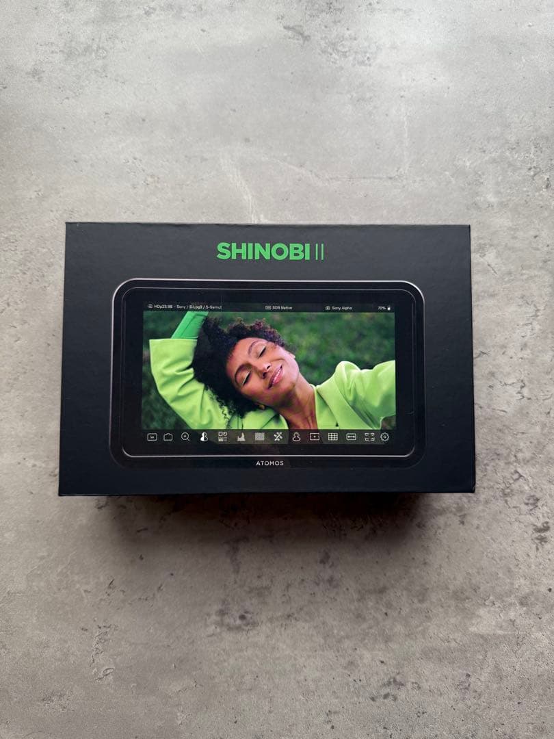 【ほぼ未使用品】atomos SHINOBI II 本体、取扱説明書付き