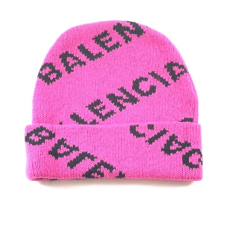 【全国送料無料】BALENCIAGA バレンシアガ ロゴニットキャップ