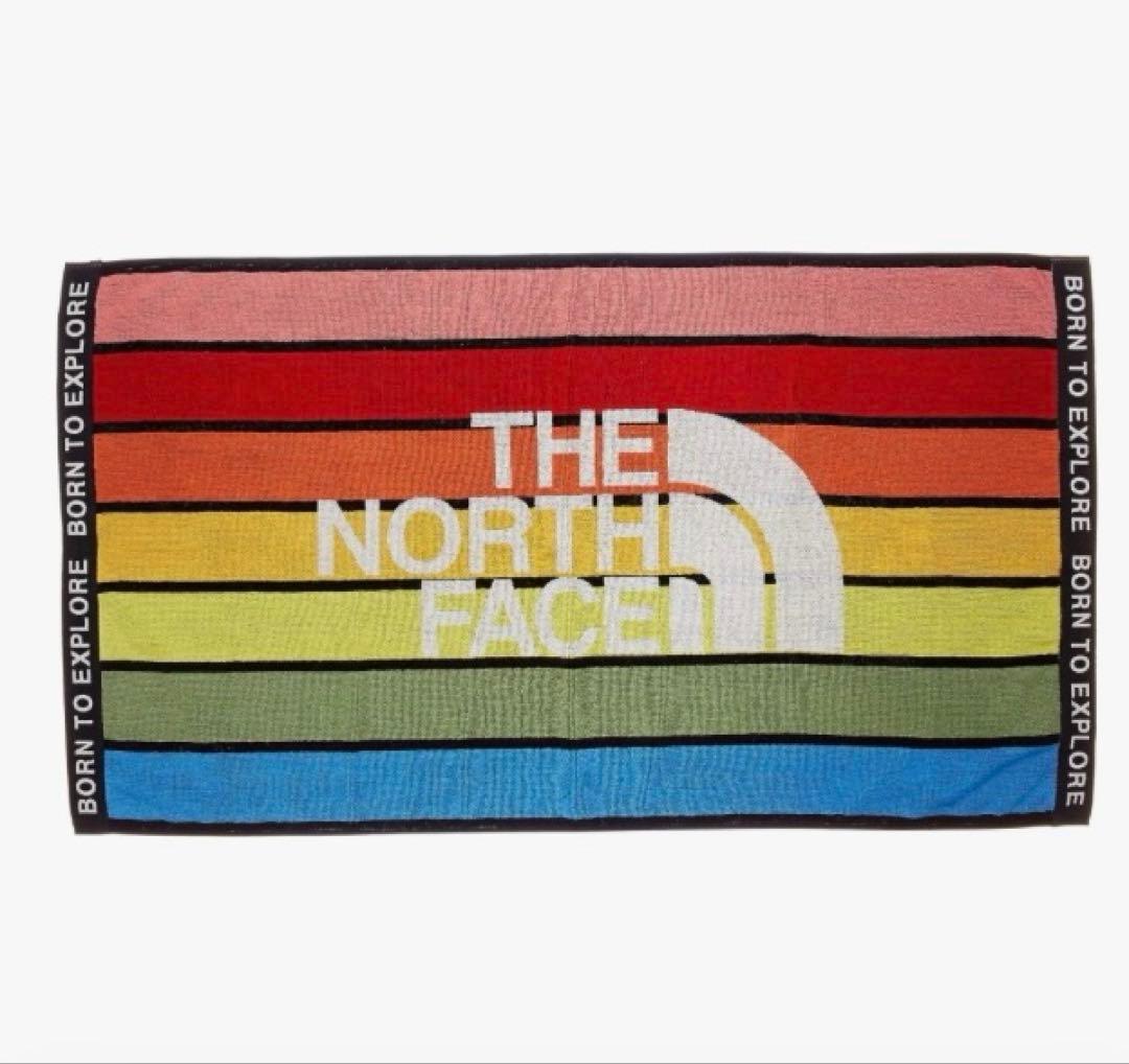 ノースフェイス　バスタオル　レインボー　L 65×120 マルチカラー　日本製
