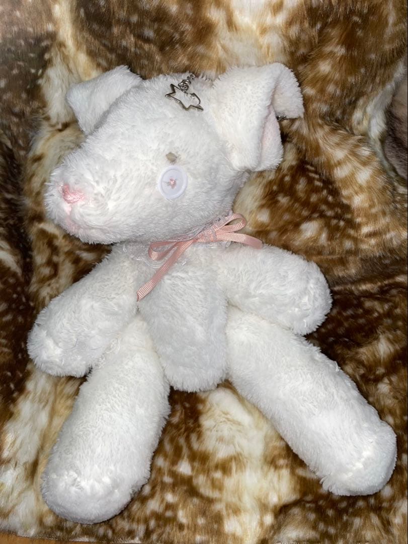 ★コタイサヤギ白★小銭入れポシェット