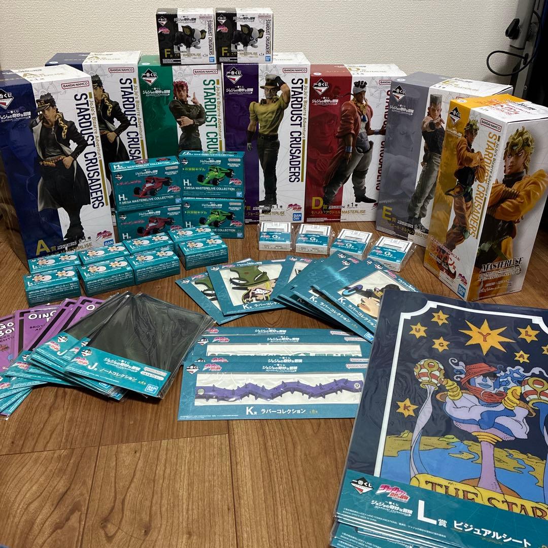 ジョジョ　一番くじ　3部　セミコンプ　フィギュア　コンプ　ラバーズ以外コンプ