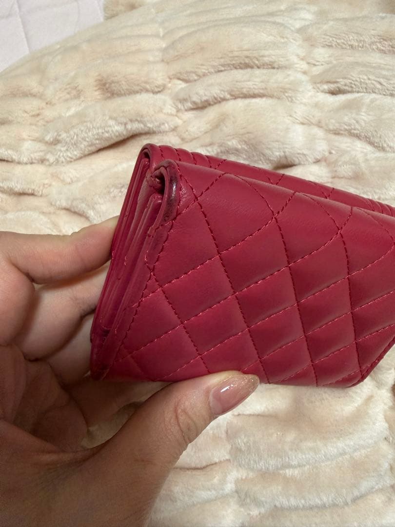 CHANEL ボーイシャネル　三つ折り財布