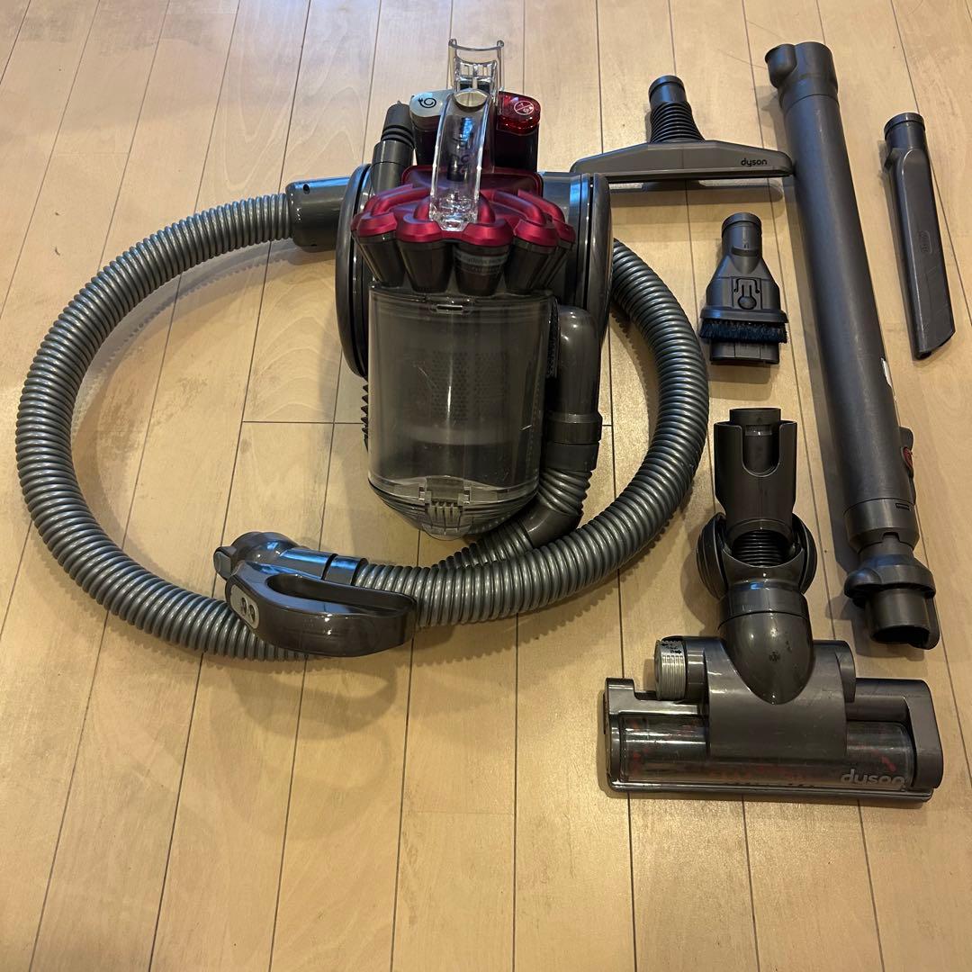 Dyson キャニスター掃除機 本体 グレー/赤