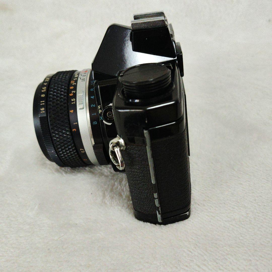 ■美品■ OLYMPUS OM-1 F.ZUIKO 50mm 露出OK　ブラック