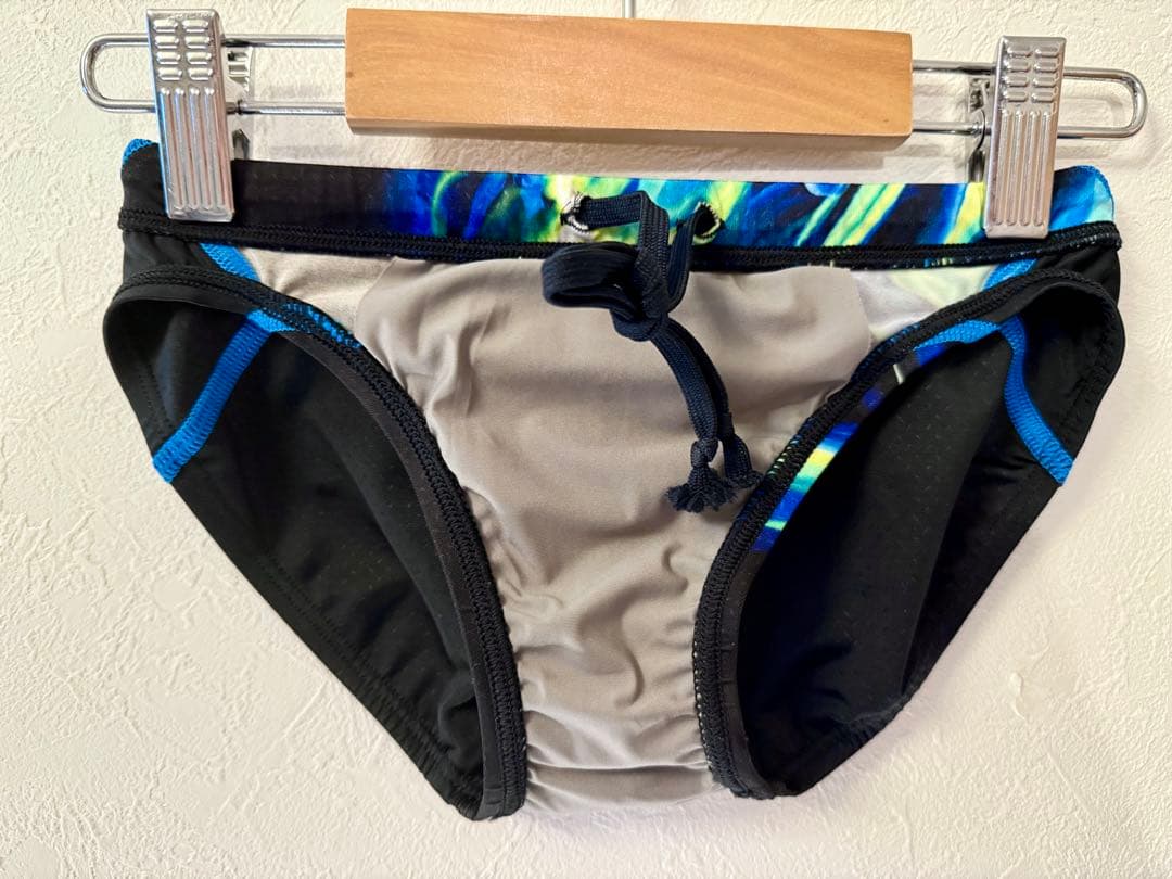 ひ*ろ様 レアarena メンズ 競パン Sサイズ　【ブルー×グリーン×ブラック