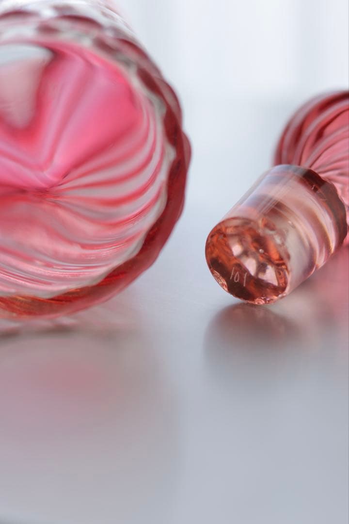 レア　オールド バカラ　バンブー　香水瓶　高さ19cm