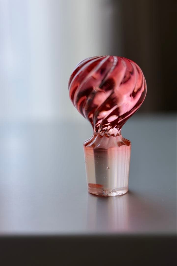 レア　オールド バカラ　バンブー　香水瓶　高さ19cm