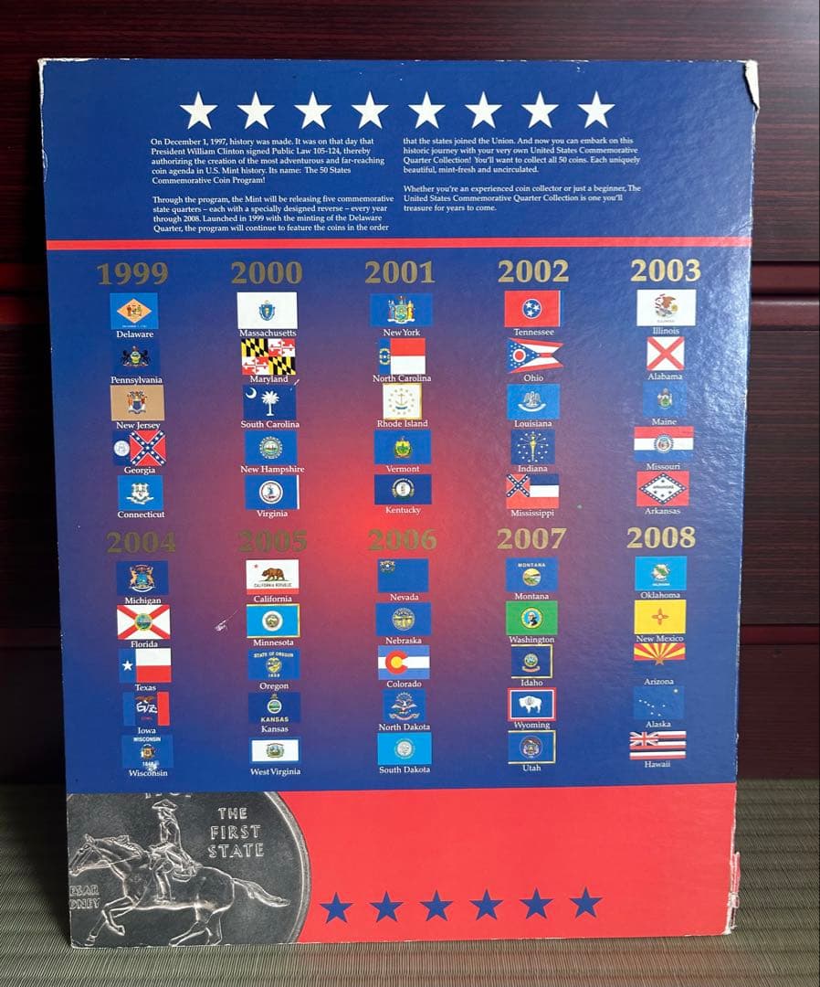 25セントクォーター50州記念アルバムコレクション