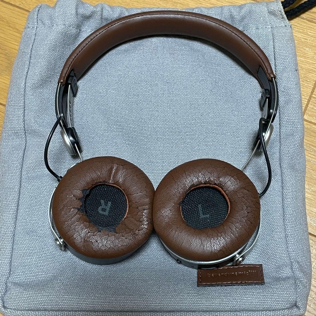 (動作不良有り)beyerdynamic ワイヤレスヘッドホン ブラウン