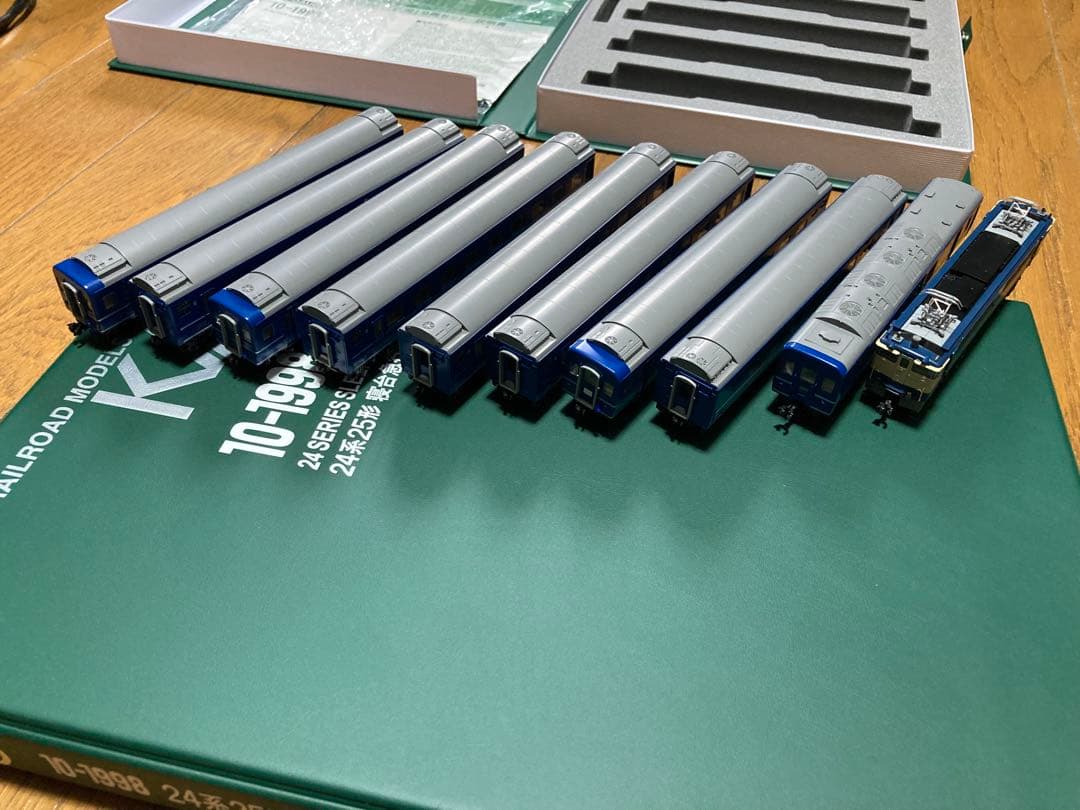 KATO 10-1998改 24系25形寝台急行 銀河+EF65-1000