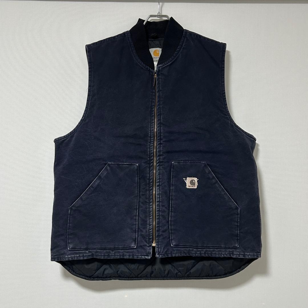 Y*割様 アメリカ製 カーハート　ベスト　ミッドナイト　XL TALL