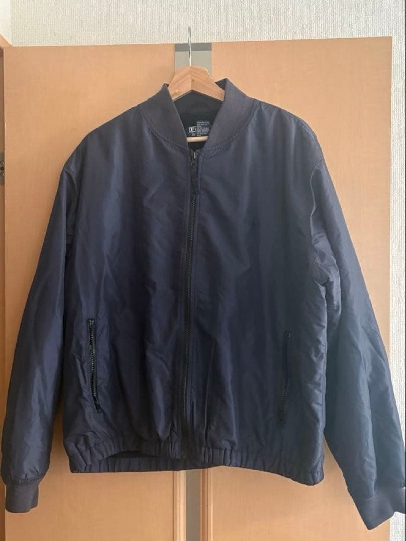 ネイビー ジャンパー ポロ刺繍