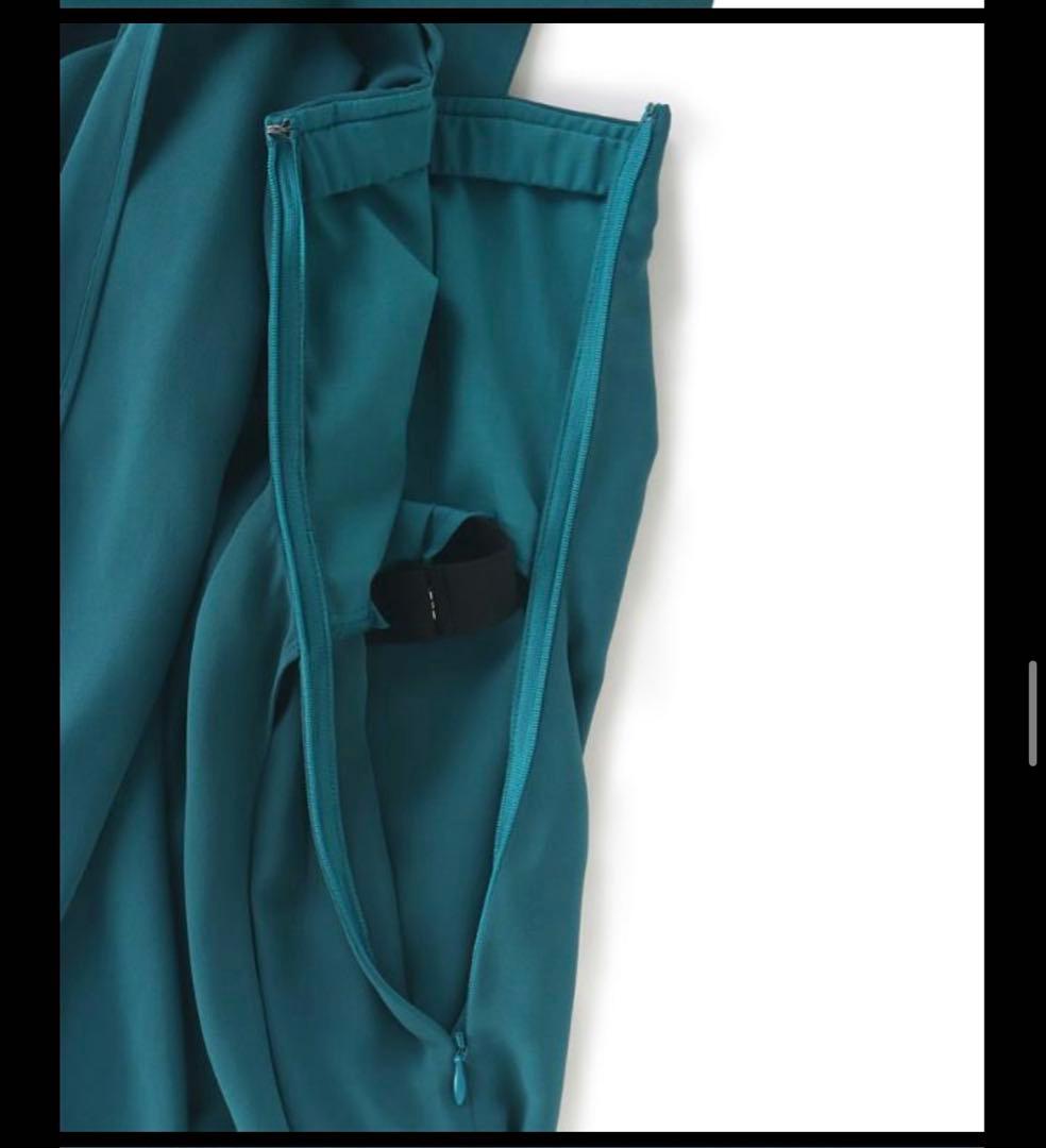 JENNE ドレープワンショルダーワンピース ドレス Sサイズ