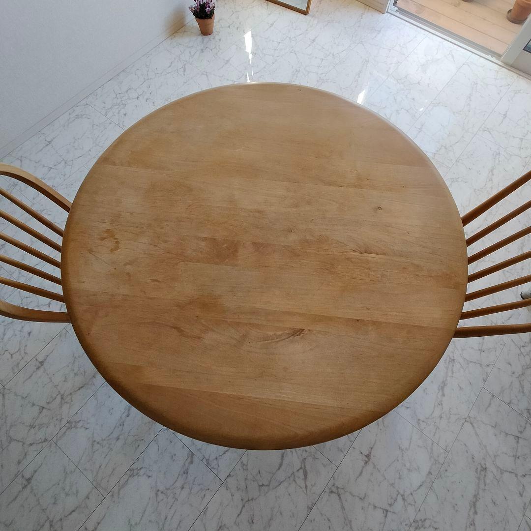 【大幅お値下中】モモナチュラル 丸テーブル MOCHA 950 TABLE