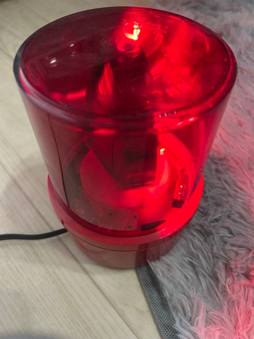 パトライト　赤色点滅ライト AM-100