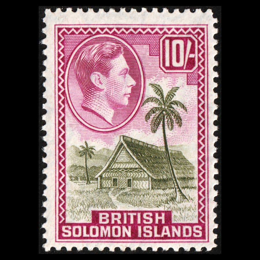 普通切手（イギリス領ソロモン諸島 1939年）