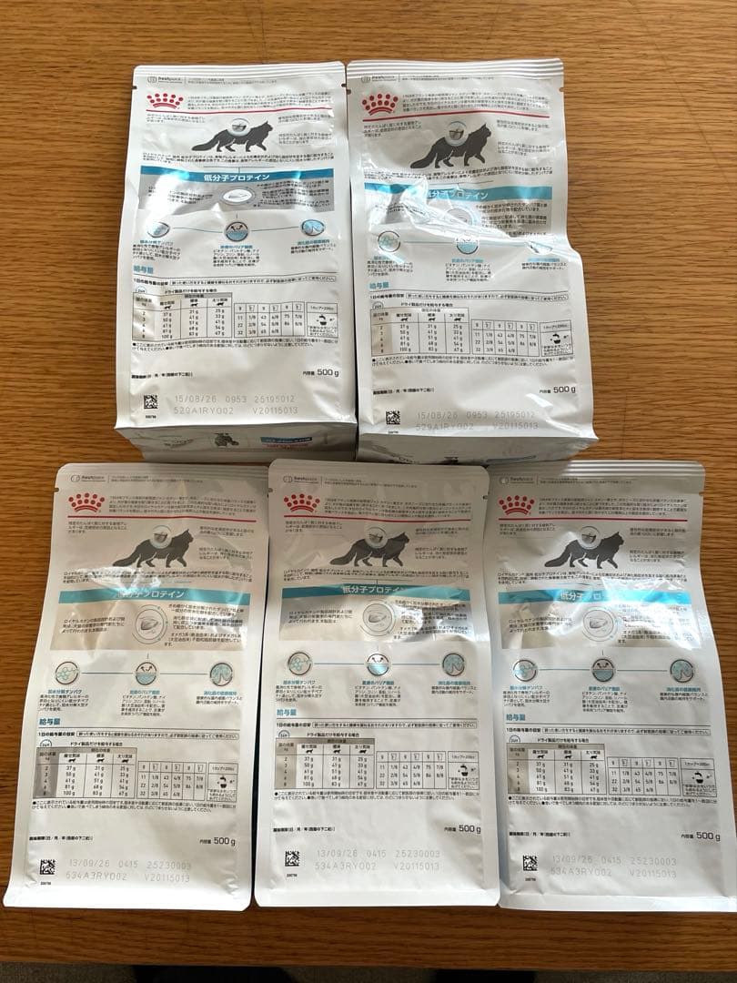 よっぴー様ロイヤルカナン　低分子プロテイン　猫用食事療法食　500g 5個セット