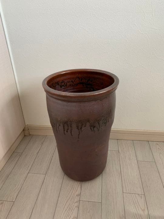 丹波立杭焼き　傘立て　花瓶
