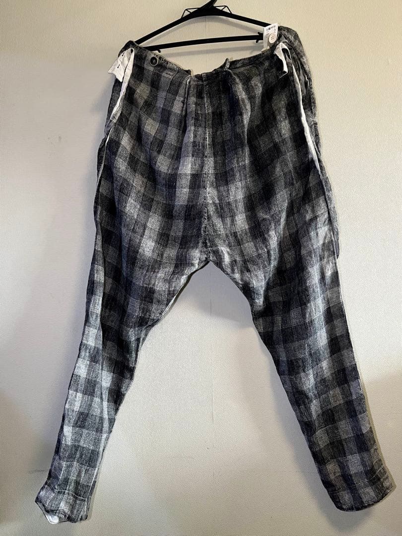 定価6.6万★TRANSIT UOMO 麻オーバーオール トランジットウオモ